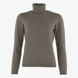 100% Kaschmir Rollkragenpullover Natur